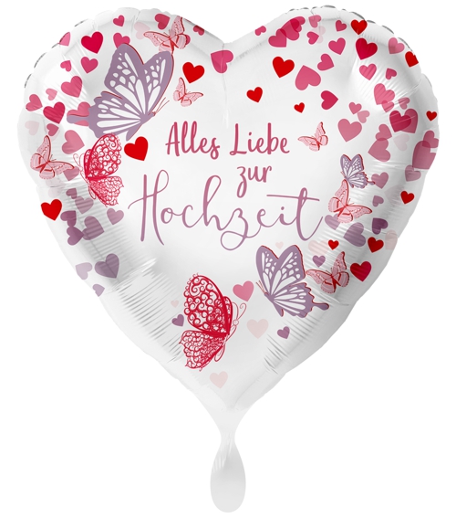 Folienballon-Alles-Liebe-zur-Hochzeit-Schmetterlinge-Geschenk-Luftballon-Hochzeit-Dekoration
