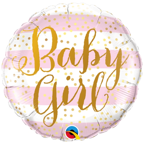 Folienballon-Baby-Girl-Pink-Stripes-Luftballon-zur-Geburt-Babyparty-Taufe-Maedchen