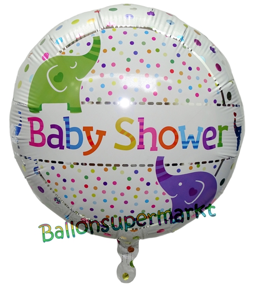 Folienballon-Baby-Shower-Elephants-Luftballon-zur-Geburt-Babyparty-Taufe-Elefanten