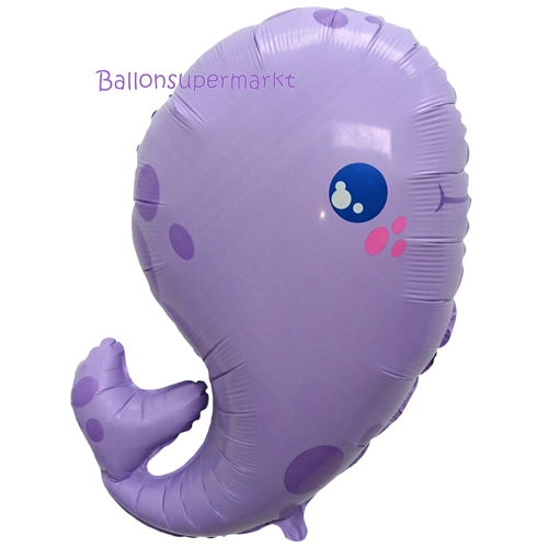 Folienballon-Baby-Wal-Shape-Luftballon-Geschenk-Geburt-Taufe-Geburtstag