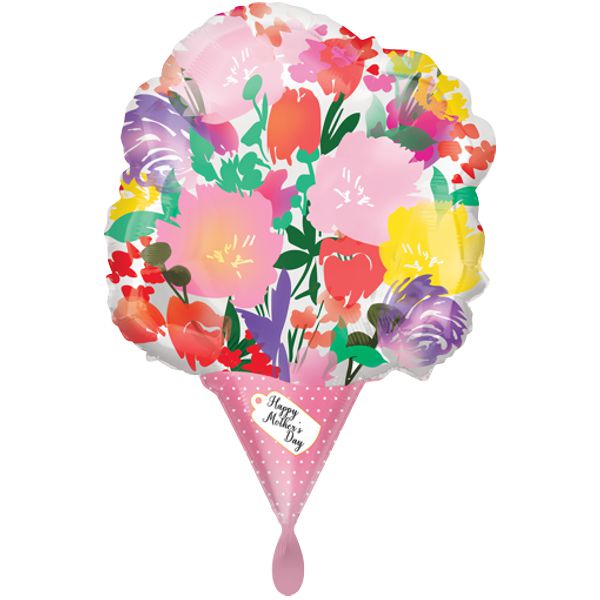 Folienballon-Blumen-Muttertag-Luftballon-Geschenk-zum-Muttertag-Dekoration