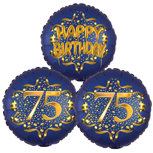 Folienballon-Bouquet-zum-75.-Geburtstag-Satin-Navy-Zahl-75-Happy-Birthday-Luftballons-Geschenk.