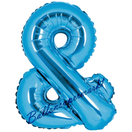Folienballon-Buchstabe-35-cm-&-Blau-Luftballon-Geschenk-Geburtstag-Hochzeit-Firmenveranstaltung