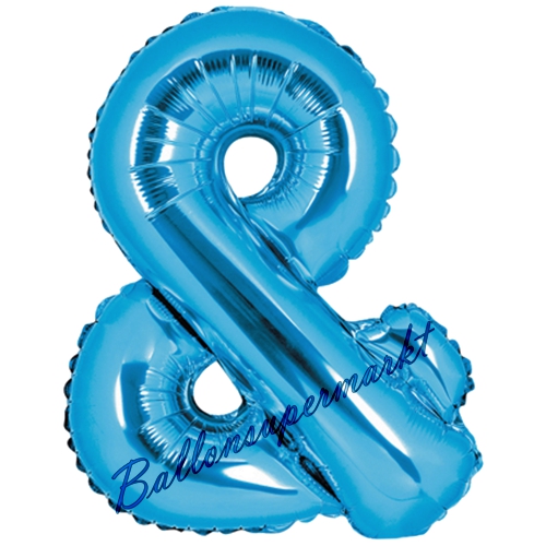 Folienballon-Buchstabe-35-cm-&-Blau-Luftballon-Geschenk-Geburtstag-Hochzeit-Firmenveranstaltung