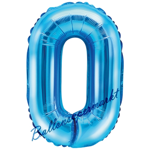 Folienballon-Buchstabe-35-cm-O-Blau-Luftballon-Geschenk-Geburtstag-Hochzeit-Firmenveranstaltung