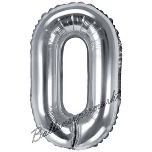 Folienballon-Buchstabe-35-cm-O-Silber-Luftballon-Geschenk-Geburtstag-Hochzeit-Firmenveranstaltung