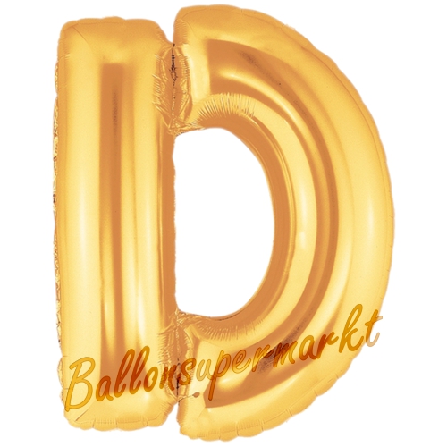 Folienballon-Buchstabe-D-Gold-Luftballon-Geschenk-Hochzeit-Geburtstag-Jubilaeum-Firmenveranstaltung