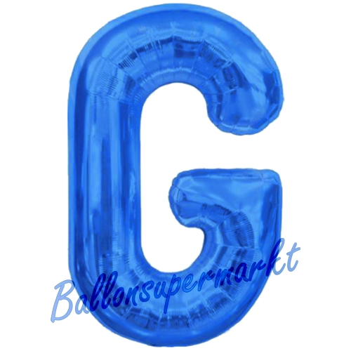 Folienballon-Buchstabe-G-Blau-Luftballon-Geschenk-Hochzeit-Geburtstag-Jubilaeum-Firmenveranstaltung
