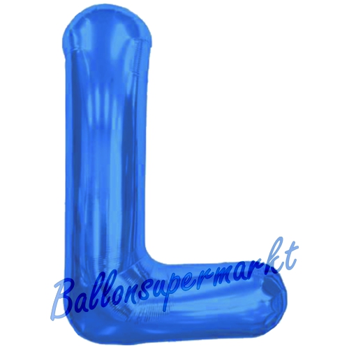 Folienballon-Buchstabe-L-Blau-Luftballon-Geschenk-Hochzeit-Geburtstag-Jubilaeum-Firmenveranstaltung