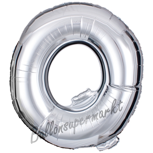 Folienballon-Buchstabe-Q-Silber-Luftballon-Geschenk-Hochzeit-Geburtstag-Jubilaeum-Firmenveranstaltung