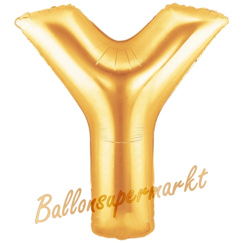 Folienballon-Buchstabe-Y-Gold-Luftballon-Geschenk-Hochzeit-Geburtstag-Jubilaeum-Firmenveranstaltung