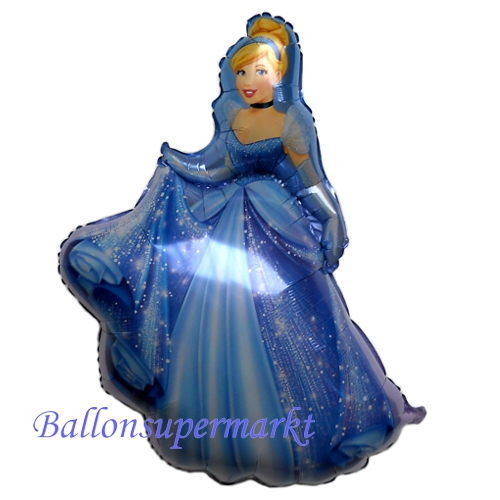 Folienballon-Cinderella-Shape-Achenputtel-Luftballon-Geschenk-Kindergeburtstag-Prinzessin-Disney