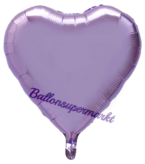 Folienballon-Deko-Herz-61-cm-Flieder-Luftballon-Geschenk-Hochzeit-Geburtstag-Dekoration-Party-Fest