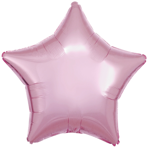 Stern-Folien-Luftballon-Pink-45-cm