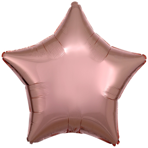 Stern-Folien-Luftballon-Rosegold-45-cm