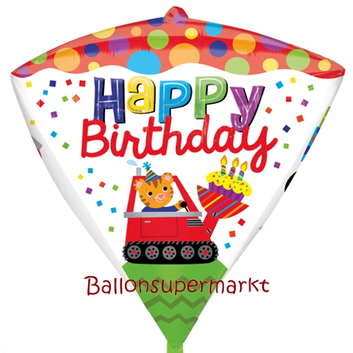 Folienballon-Diamondz-Happy-Birthday-Baustelle-Luftballon-Geschenk-Kindergeburtstag-Tiere-Bagger