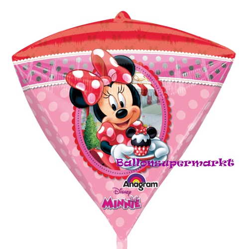 Folienballon-Diamondz-Minni-Maus-Geschenk-Geburtstag-Disney-Luftballon-Frontansicht