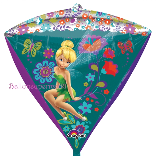 Folienballon-Diamondz-Tinkerbell-Luftballon-Geschenk-Disney-Fairys-Kindergeburtstag