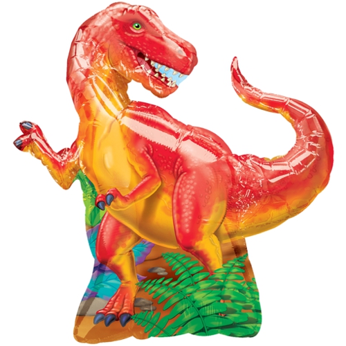 Folienballon-Dinosaurier-T-Rex-Shape-Luftballon-Geschenk-zum-Kindergeburtstag-Dino-Party