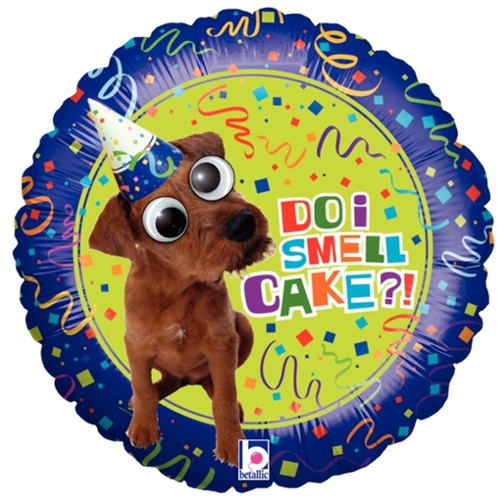 Folienballon-Do-i-smell-Cake-Hund-mit-Wackelaugen-Luftballon-zum-Geburtstag-Geschenk