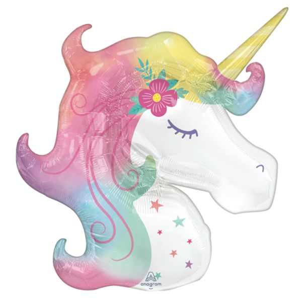 Folienballon-Einhorn-magical-Unicorn-Luftballon-Partydekoration-Geschenk-Einhornkopf-magisch