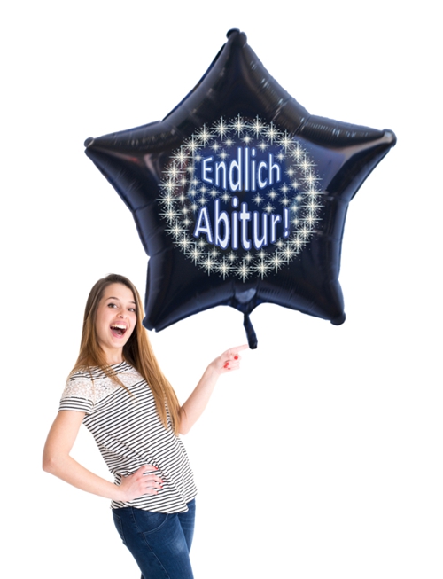 Folienballon-Endlich-Abitur-Stars-Jumbo-Stern-90-cm-schwarz-Dekoration-Abitur