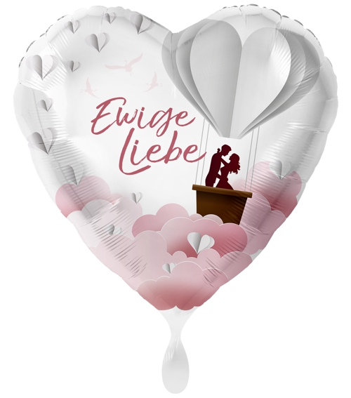 Folienballon-Ewige-Liebe-Geschenk-Luftballon-Hochzeit-Dekoration