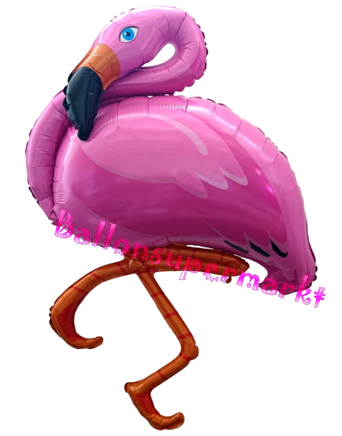 Folienballon-Flamingo-Shape-grosser-Luftballon-Geschenk-Geburtstag-Partydekoration-Hawaii-Tropen