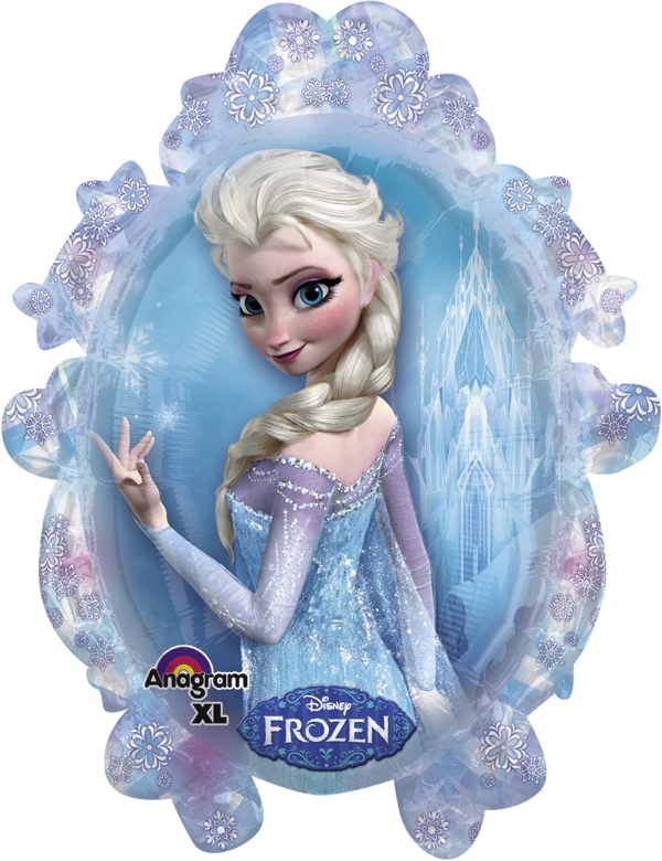 Folienballon-Frozen-Eiskoenigin-Anna-Elsa-Prinzessin-Disney-Shape