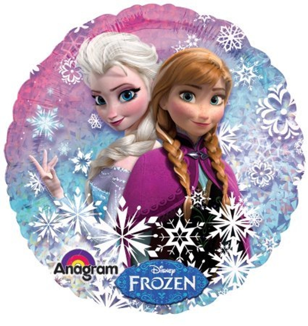 Folienballon-Frozen-Eiskoenigin-Anna-Elsa-Prinzessin-Disney-holografisch