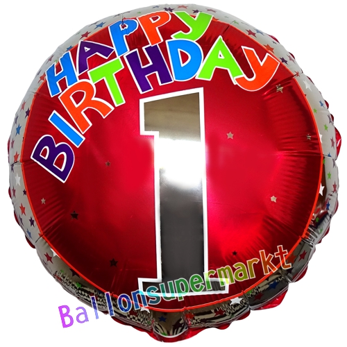 Folienballon-Geburtstag-Happy-Birthday-Milestone-1-Luftballon-Geschenk-Dekoration-zum-1-Geburtstag