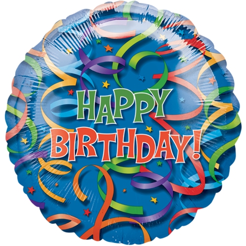 Folienballon-Happy-Birthday-Celebration-Streamers-Jumbo-Luftballon-Geschenk-zum-Geburtstag