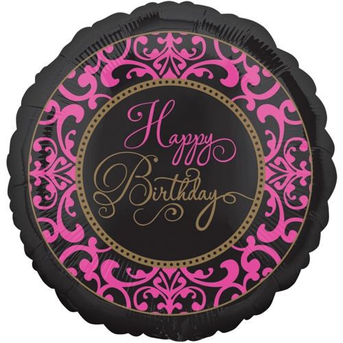 Folienballon-Happy-Birthday-Fabulous-Celebration-Luftballon-Geschenk-zum-Geburtstag-Dekoration