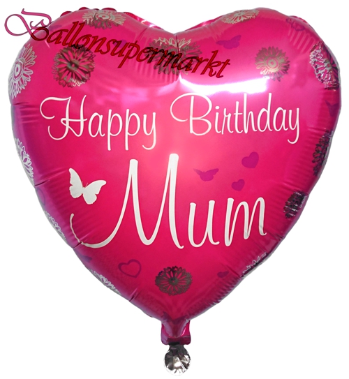 Folienballon-Happy-Birthday-Mum-Luftballon-Geschenk-zum-Geburtstag-Dekoration-Mutter-Mama
