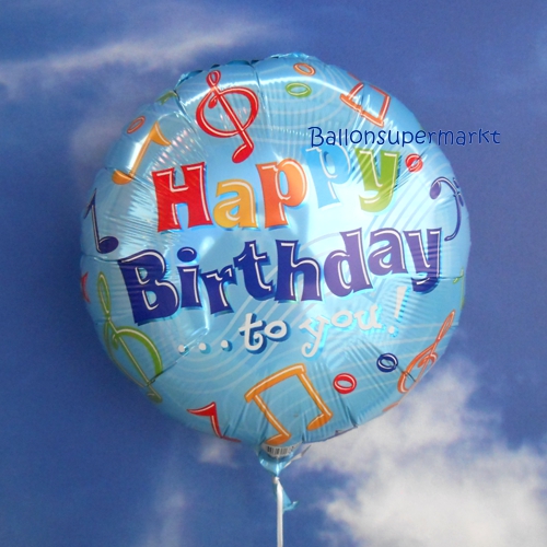 Folienballon-Happy-Birthday-Musiknoten-zum-Geburtstag-Geschenk-Musiker