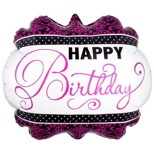 Folienballon-Happy-Birthday-Shape-Ornamente-zum-Geburtstag