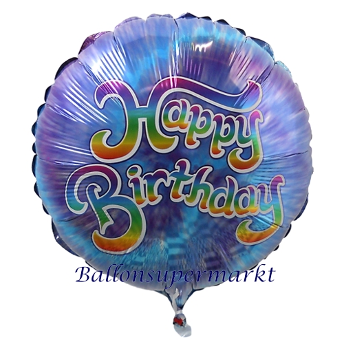 Folienballon-Happy-Birthday-mit-Batikmuster-zum-Geburtstag-Geschenk