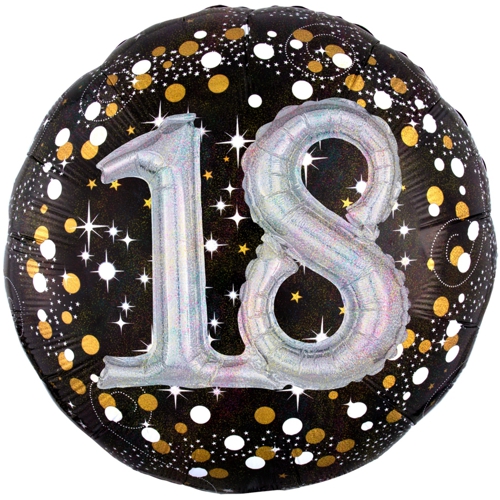 Folienballon-Jumbo-3D-18-Geburtstag-Sparkling-Celebration-Birthday-18-Luftballon-Geschenk