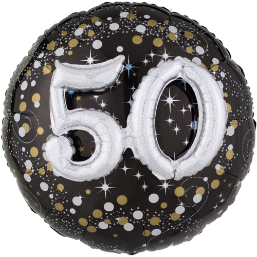 Folienballon-Jumbo-3D-50-Geburtstag-Sparkling-Celebration-Birthday-50-Luftballon-Geschenk