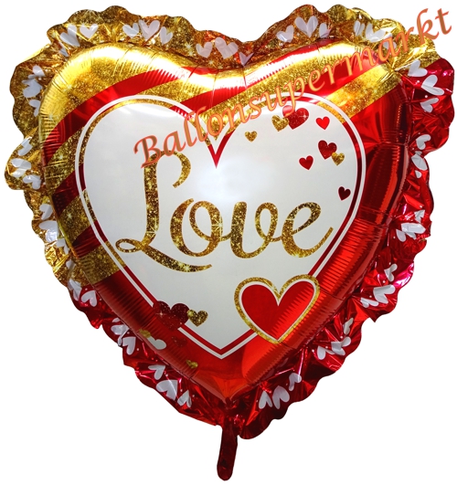 Folienballon-Love-Glamour-Jumbo-Herz-Geschenk-Luftballon-Liebe-Hochzeit-Valentinstag-Dekoration