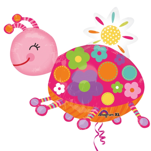 Folienballon-Marienkaefer-Luftballon-Partydekoration-Geschenk-Kindergeburtstag