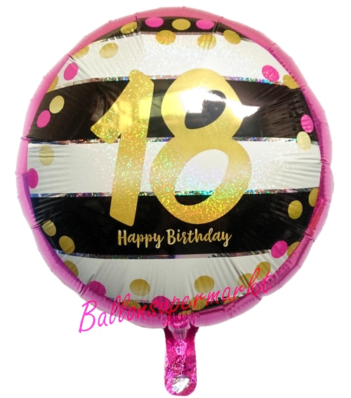 Folienballon-Milestone-Birthday-18-Luftballon-holografisch-zum-18-Geburtstag-Geschenk-Jubilaeum