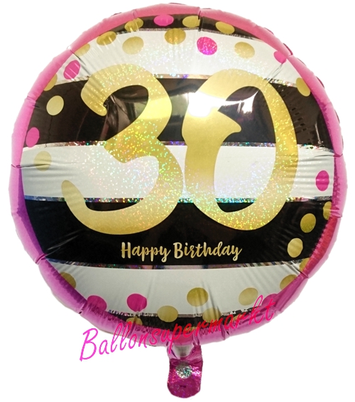 Folienballon-Milestone-Birthday-30-Luftballon-holografisch-zum-30-Geburtstag-Geschenk-Jubilaeum
