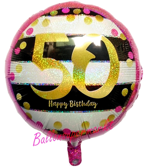 Folienballon-Milestone-Birthday-50-Luftballon-holografisch-zum-50-Geburtstag-Geschenk-Jubilaeum