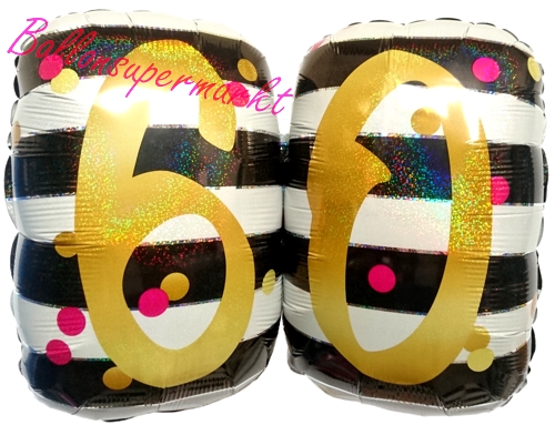 Folienballon-Milestone-Birthday-60-Shape-Luftballon-holografisch-zum-60-Geburtstag-Geschenk-Jubilaeum