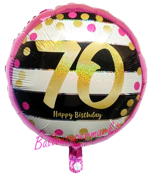 Folienballon-Milestone-Birthday-70-Luftballon-holografisch-zum-70-Geburtstag-Geschenk-Jubilaeum
