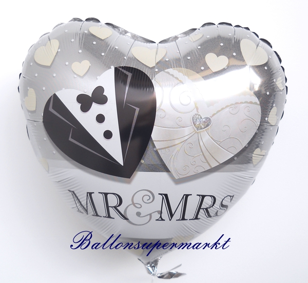 Folienballon-Mr-and-Mrs-Luftballon-zur-Hochzeit-Hochzeitsdeko-Hochzeitsgeschenk-Ballon