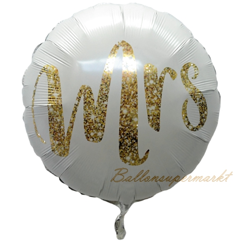 Folienballon-Mrs-Gold-Glitter-rund-Luftballon-zur-Hochzeit-Braut-Frau-Hochzeitsdekoration-Geschenk-Ballon