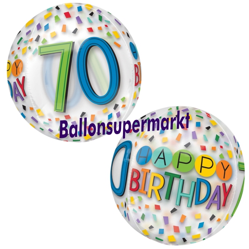 Folienballon-Orbz-Happy-Birthday-Rainbow-70-Luftballon-zum-70.-Geburtstag