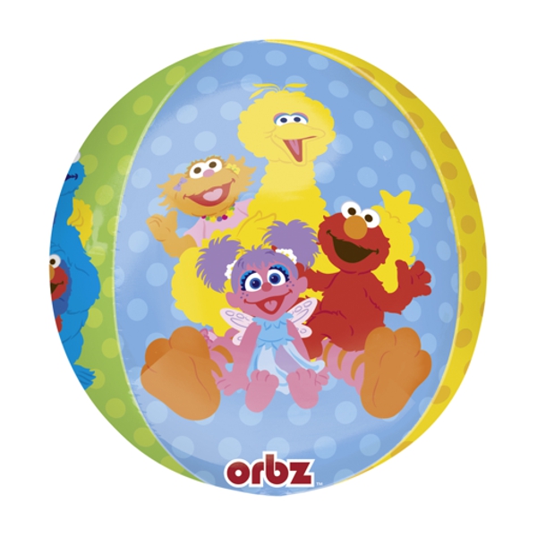 Folienballon-Orbz-Sesamstrasse-Elmo-Bibo